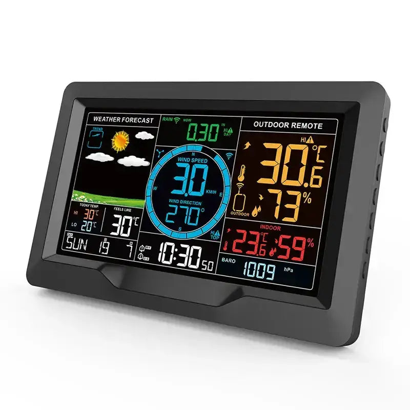Professional Wireless Weather Station with Wind & Rain Sensors by Habicare