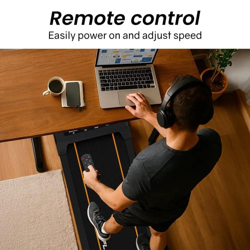 SportZone.co.nz Sports & Fitness > Exercise, Gym & Fitness > Treadmills Proflex Walking Pad Under Desk Treadmill Foldable Quiet 18kmh LCD Remote Proflex Walking Pad Desk Treadmill Foldable Quiet 18kmh