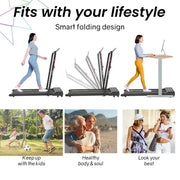 SportZone.co.nz Sports & Fitness > Exercise, Gym & Fitness > Treadmills Proflex Walking Pad Under Desk Treadmill Foldable Quiet 18kmh LCD Remote Proflex Walking Pad Desk Treadmill Foldable Quiet 18kmh