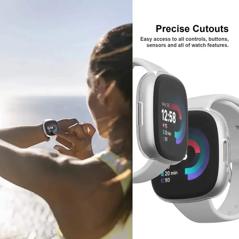 Protective Case for Fitbit Sense 2 (9 colours available) by Habicare