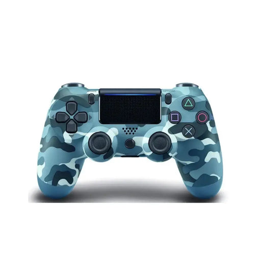 techplus PS4 Controller - Camouflage Blue Camouflage Blue PS4 Wireless Controller for PS4 Pro