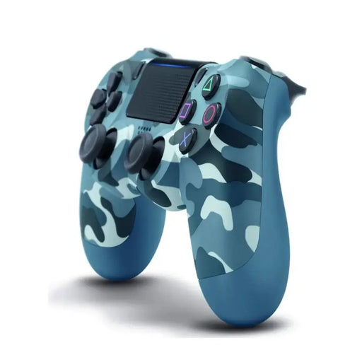 techplus PS4 Controller - Camouflage Blue Camouflage Blue PS4 Wireless Controller for PS4 Pro