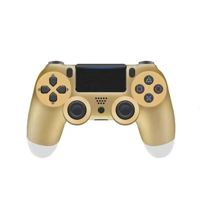 techplus PS4 Controller - Gold Gold Wireless PS4 Controller for PlayStation 4 and PC