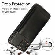 iPhone 11 Pro Max Case Wallet - Black by salelink.co.nz