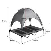 Elevated Pets Dogs Bed Raised Pet Cots Outdoor Camping Tent Sun Shade Canopy by dealonline.co.nz