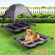 Elevated Pets Dogs Bed Raised Pet Cots Outdoor Camping Tent Sun Shade Canopy by dealonline.co.nz