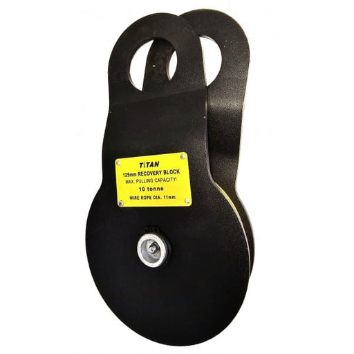 HESNZ Pulleys HESNZ 10T Off Road 4X4 Scissor Pulley Titan 4WD Block with 125mm Sheave for Heavy Duty Winching Off Road Pros HESNZ 8T Off Road 4X4 Scissor Pulley Titan 4WD Block