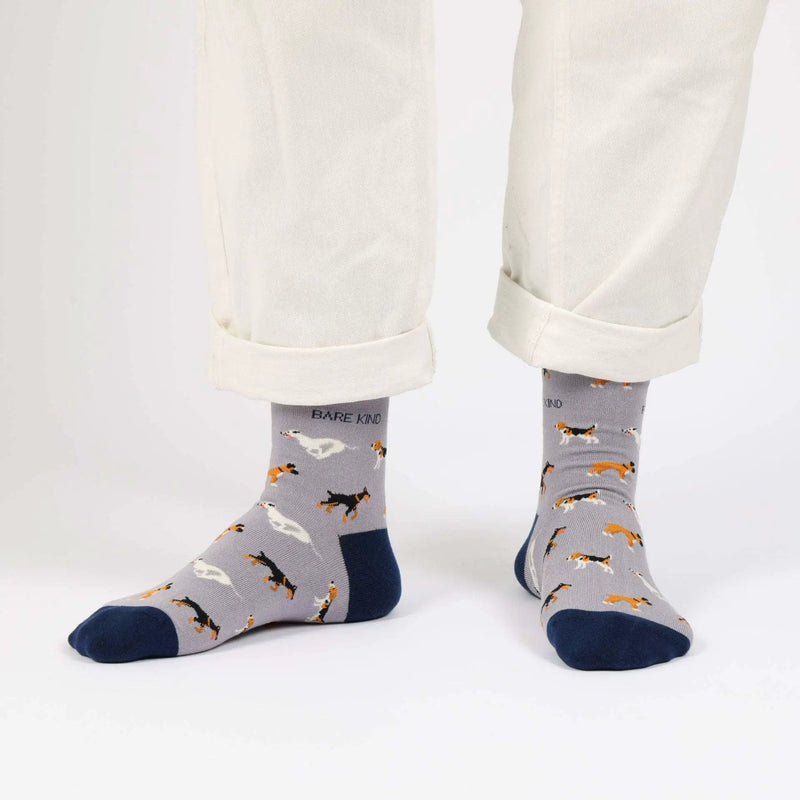 Save the Purple Dog Bamboo Socks by Barekind NZ