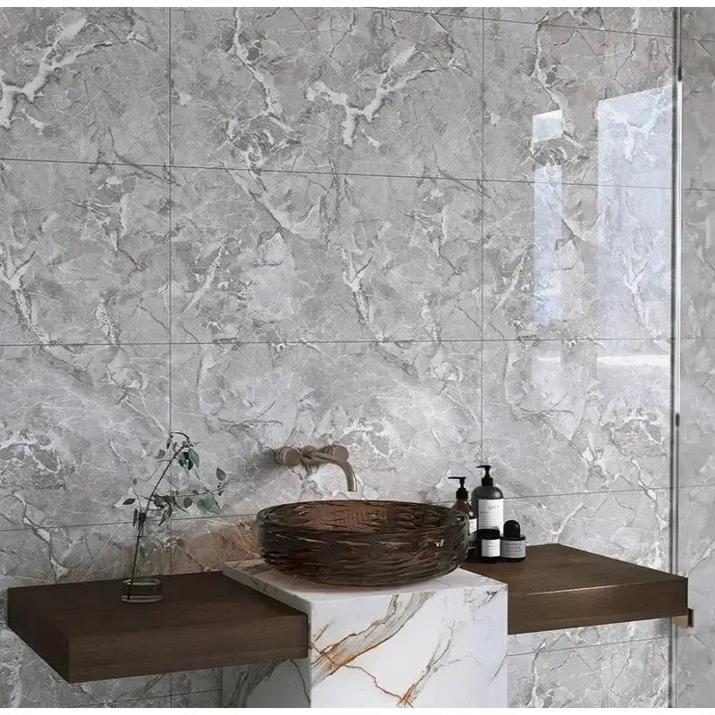 PVC Self-Adhesive Marble Waterproof Floor Tiles (available in 10 designs) by Habicare