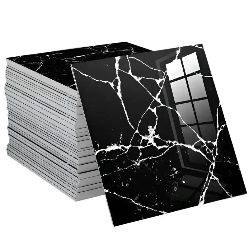 PVC Self-Adhesive Marble Waterproof Floor Tiles (available in 10 designs) by Habicare