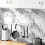 PVC Self-Adhesive Marble Waterproof Floor Tiles (available in 10 designs) by Habicare