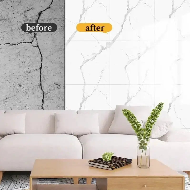 PVC Self-Adhesive Marble Waterproof Floor Tiles (available in 10 designs) by Habicare