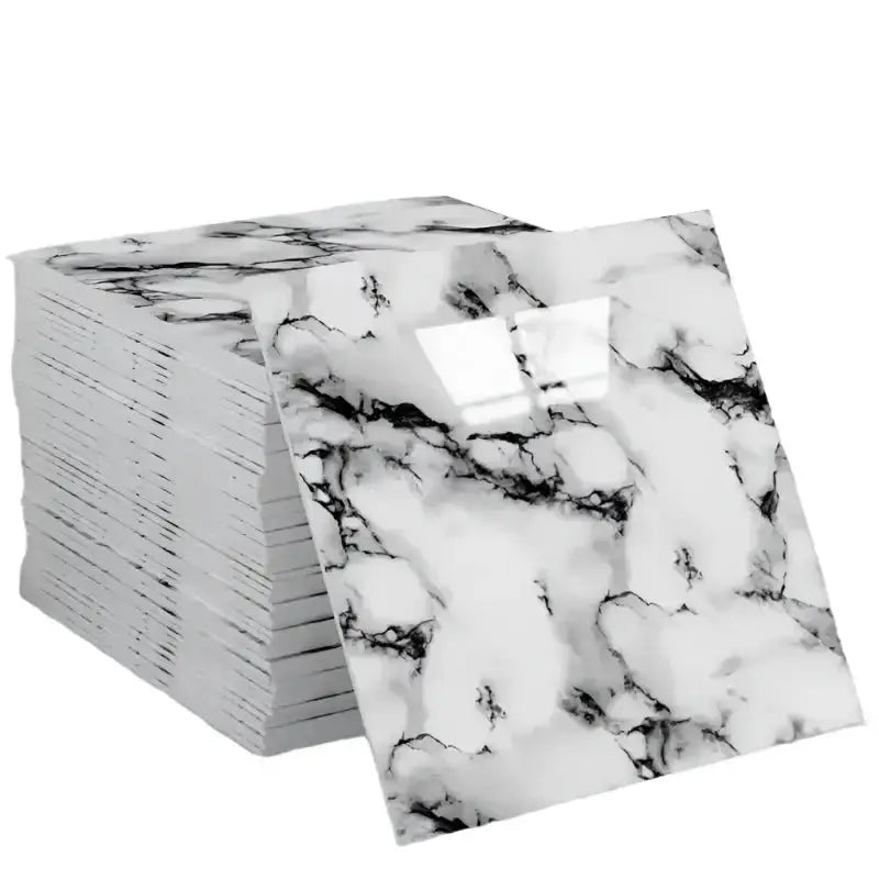 PVC Self-Adhesive Marble Waterproof Floor Tiles (available in 10 designs) by Habicare