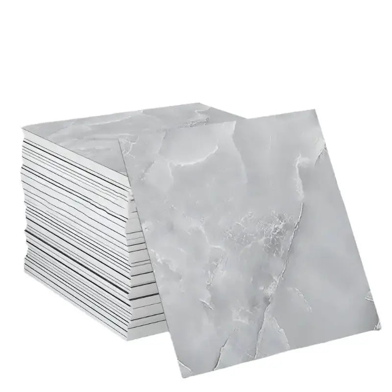 PVC Self-Adhesive Marble Waterproof Floor Tiles (available in 10 designs) by Habicare