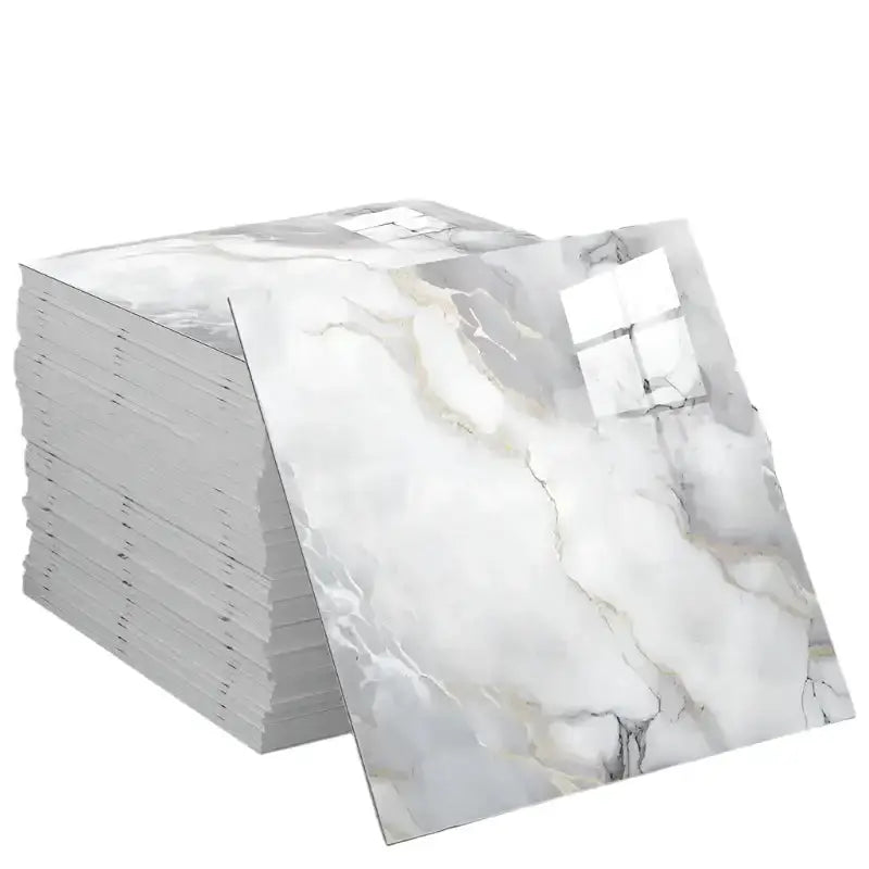 PVC Self-Adhesive Marble Waterproof Floor Tiles (available in 10 designs) by Habicare