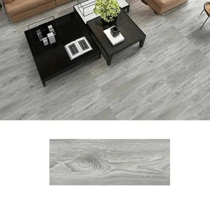PVC Wood Grain Self-Adhesive Floor Tiles – 40x15cm (10Pcs) (available in 8 designs) by Habicare