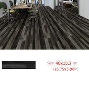 PVC Wood Grain Self-Adhesive Floor Tiles – 40x15cm (10Pcs) (available in 8 designs) by Habicare