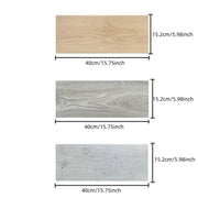 PVC Wood Grain Self-Adhesive Floor Tiles – 40x15cm (10Pcs) (available in 8 designs) by Habicare