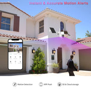 Wireless Security Camera SOLAR WIFI and battery powered free batteries and 64GB storage card by Kiwi Grab