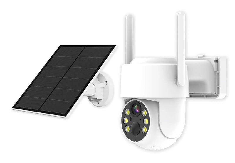 Wireless Security Camera SOLAR WIFI and battery powered free batteries and 64GB storage card by Kiwi Grab