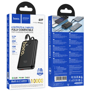 Q37 Graceful Fast Charging Power Bank 10000mAh with Built-In Cables by techplus