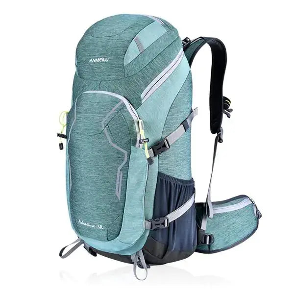 50L Nylon Hiking Backpack - Lightweight Outdoor Sports Pack with Embroidered Design | Adventure Rucksack by Mead's Supply & Equipment Outfitters limited