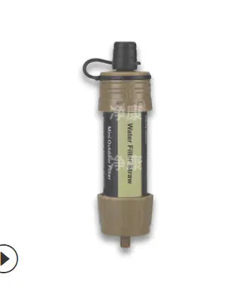 Outdoor Water Purification Straw for Emergency Use (Single) by Mead's Supply & Equipment Outfitters limited
