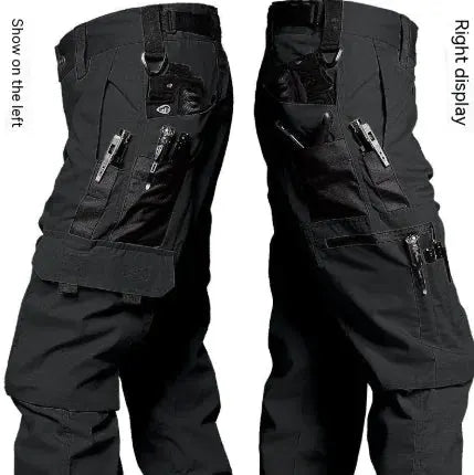 Men's Waterproof Tactical Trousers - Outdoor Cargo Pants with Fleece Lining | Plus Size Available by Mead's Supply & Equipment Outfitters limited