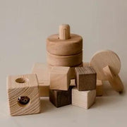 Baby Shower Gift Set - QToys | Wooden Baby Toys NZ by Curious Moonbeam