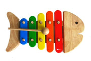 Wooden Fish Xylophone - QToys | Wooden Toy NZ by Curious Moonbeam