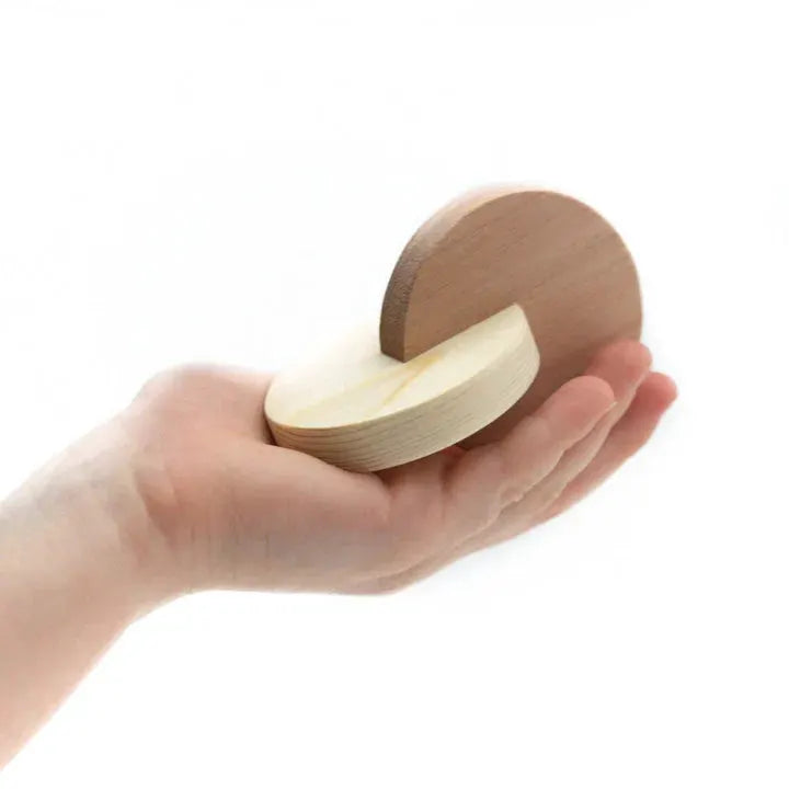 Wooden Dual Discs – QToys | Wooden Baby Toy NZ by Curious Moonbeam