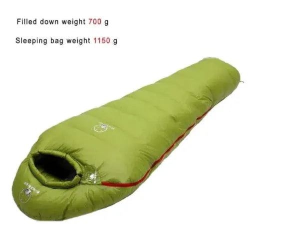 Goose Down Warm Sleeping Bag - Lightweight Insulated Camping Bag | Single by Mead's Supply & Equipment Outfitters limited