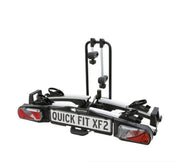 XF2 Large Fold-up/Tilting 2 Bike Rack - Tow Bar Mounted Bike Carrier with Quick Fit Design