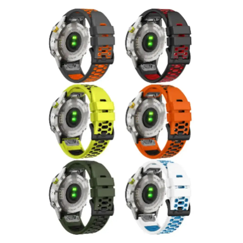 Quick Fit Silicone Strap for the Garmin Fenix 5X & 5X Plus (available in 12 colours) by Habicare