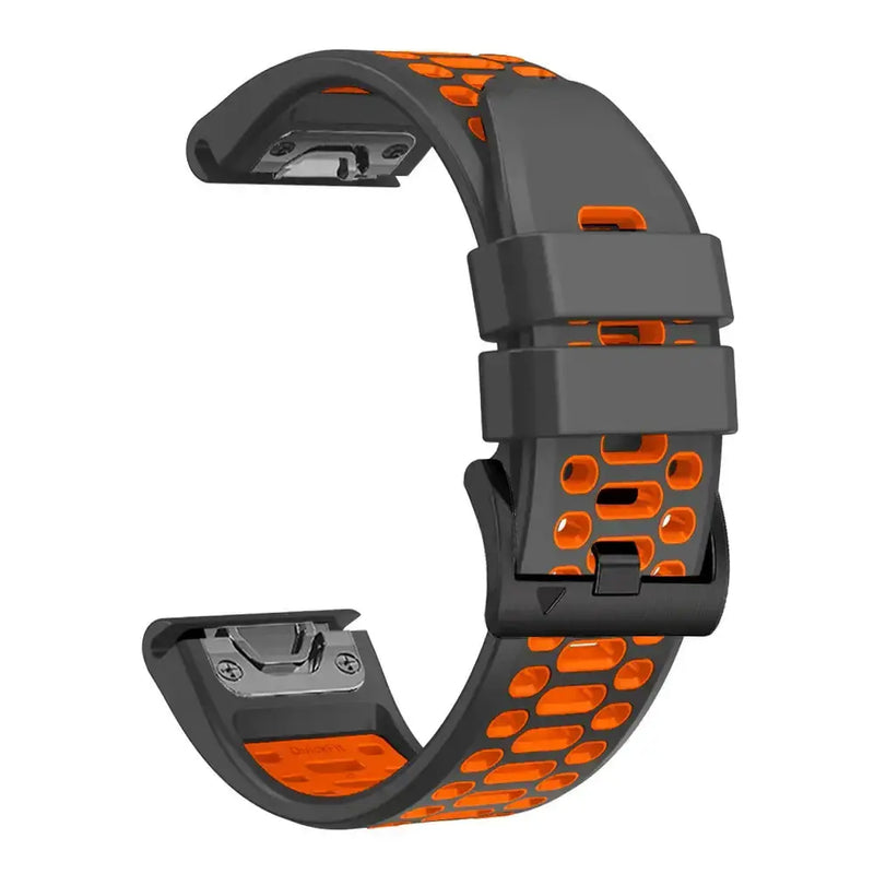 Quick Fit Silicone Strap for the Garmin Fenix 7X & 7X Pro (available in 12 colours) by Habicare