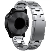 Quick Fit Titanium Strap for the Garmin Fenix/Epix/Instinct Series (22/26mm) (3 colors available) by Habicare