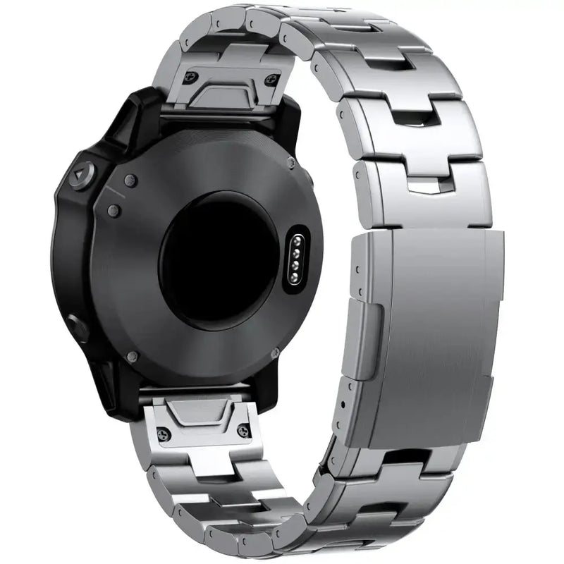 Quick Fit Titanium Strap for the Garmin Fenix/Epix/Instinct Series (22/26mm) (3 colors available) by Habicare