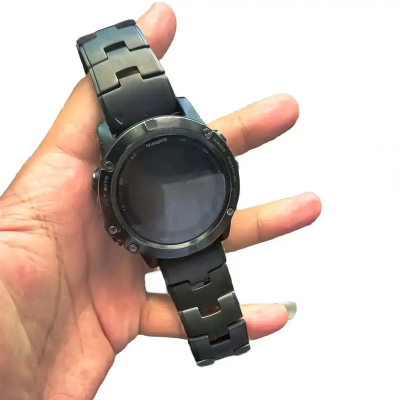 Quick Fit Titanium Strap for the Garmin Fenix/Epix/Instinct Series (22/26mm) (3 colors available) by Habicare