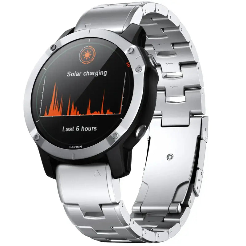 Quick Fit Titanium Strap for the Garmin Fenix/Epix/Instinct Series (22/26mm) (3 colors available) by Habicare