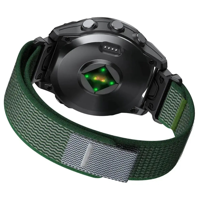 QuickFit Nylon Strap for the Garmin Instinct/Fenix Series (2 sizes & 6 colours available) by Habicare