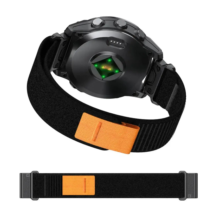 QuickFit Nylon Strap for the Garmin Instinct/Fenix Series (2 sizes & 6 colours available) by Habicare