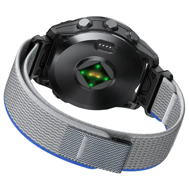 QuickFit Nylon Strap for the Garmin Instinct/Fenix Series (2 sizes & 6 colours available) by Habicare