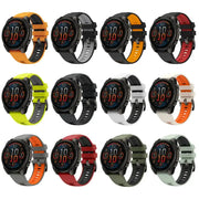 QuickFit Silicone Sports Strap for the Garmin (22mm/26mm) (wide compatibility & 22 colours) by Habicare