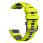 QuickFit Silicone Sports Strap for the Garmin (22mm/26mm) (wide compatibility & 22 colours) by Habicare