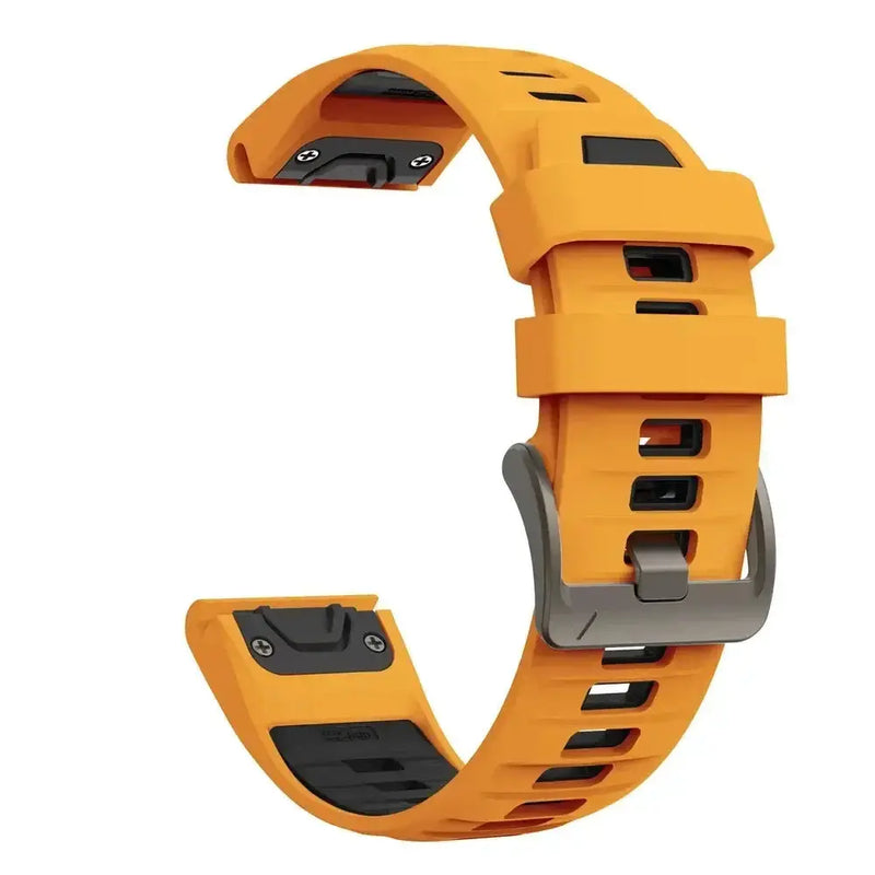 QuickFit Silicone Sports Strap for the Garmin (22mm/26mm) (wide compatibility & 22 colours) by Habicare