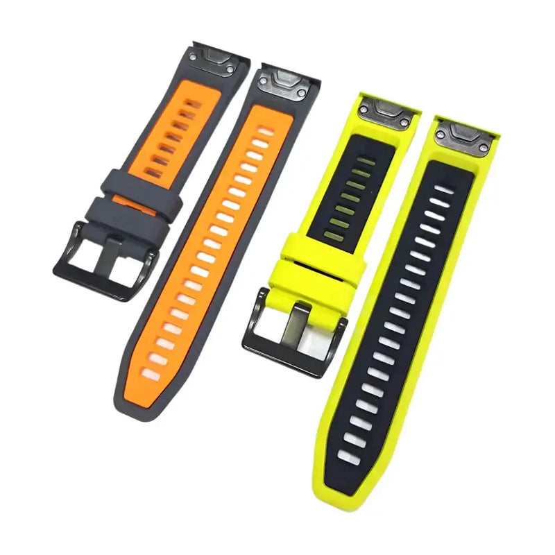 QuickFit Silicone Sports Strap for the Garmin (22mm/26mm) (wide compatibility & 22 colours) by Habicare