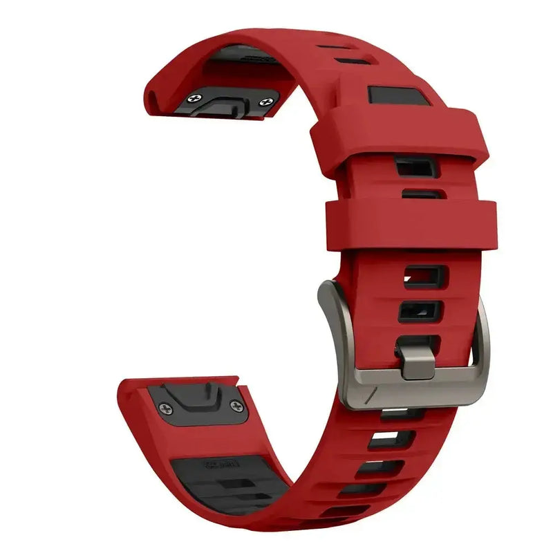 QuickFit Silicone Sports Strap for the Garmin (22mm/26mm) (wide compatibility & 22 colours) by Habicare