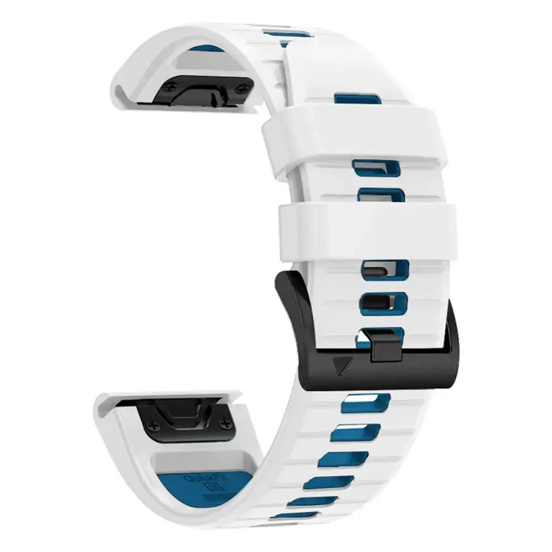 QuickFit Silicone Sports Strap for the Garmin (22mm/26mm) (wide compatibility & 22 colours) by Habicare