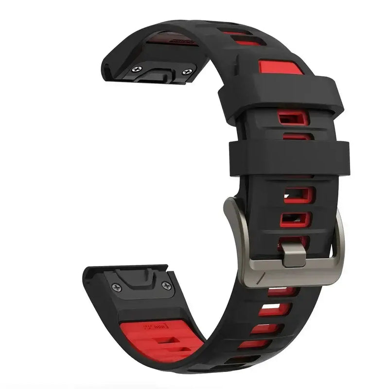 QuickFit Silicone Sports Strap for the Garmin (22mm/26mm) (wide compatibility & 22 colours) by Habicare