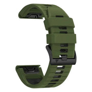QuickFit Silicone Sports Strap for the Garmin (22mm/26mm) (wide compatibility & 22 colours) by Habicare